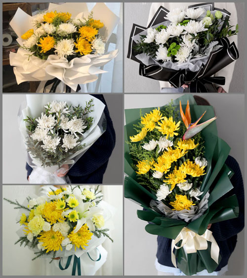 浙江省宁波慈溪市龙山镇凤浦岙村白事花束代送